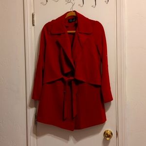 Chicwish Red lightweight Trench